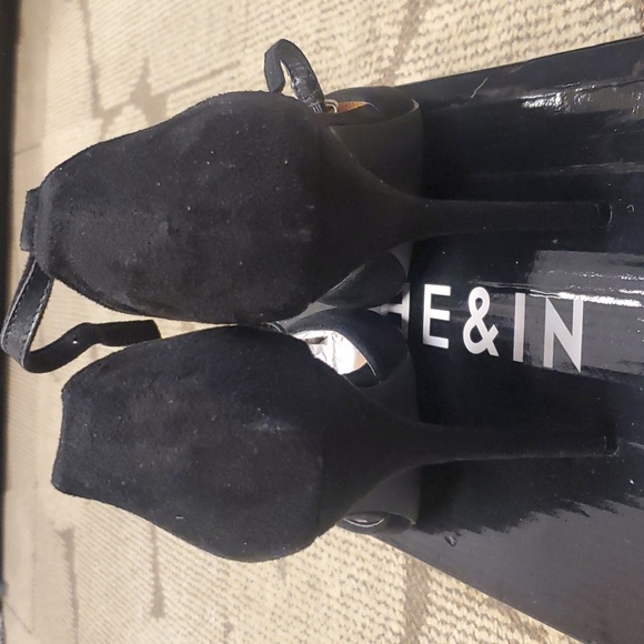 Black Suede Stiletto Heels - Picture 4 of 7